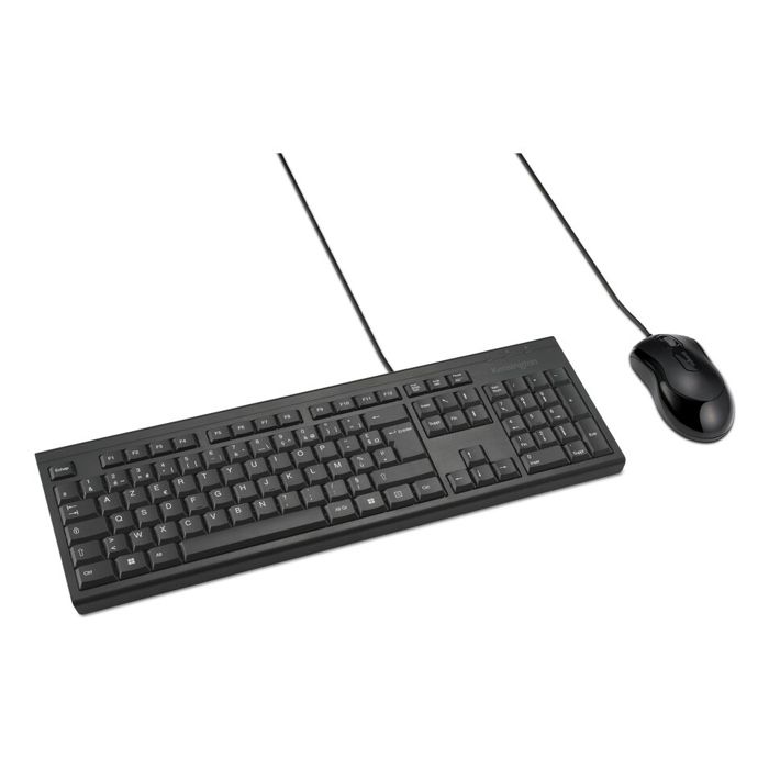 Clavier et souris - KENSINGTON - KM100 EQ - USB - Sans fil - Noir