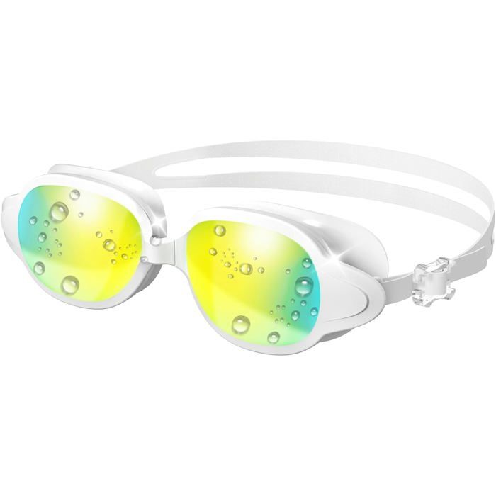 Lunettes De Natation Anti-buée Ambienden - Vision HD, Protection UV, Silicone Médical Unisexe