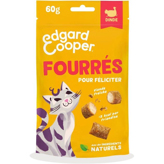 Comparer les prix de Friandises pour Chat - YUMI MAZAO - Edgard & Cooper - Dinde - Hypoallergéniques - Sans céréales