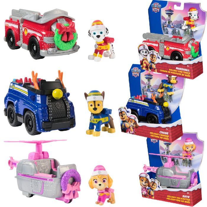 Spin Master Paw Patrol Basic Vehicle Themed Jungle Marshall, Multicolore, 3 année(s), Garçon