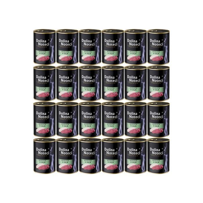 DOLINA NOTECI Premium Riche en Oie - nourriture humide pour chat - 24x400g