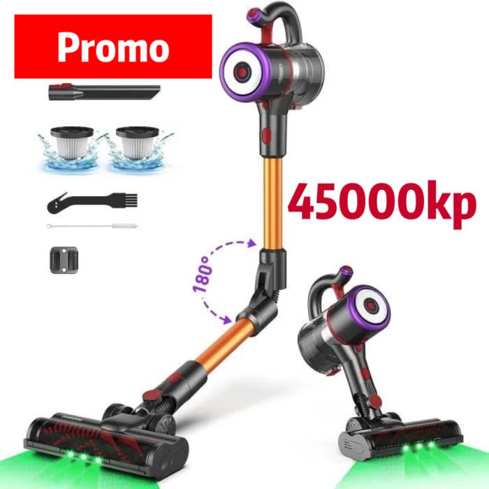 Aspirateur Balai Sans Fil Puissant - Aspirateur léger550W / 45000Pa6x3200MAH / 53minFiltration en 5 Etapespour chie ASPIRATEUR BALAI