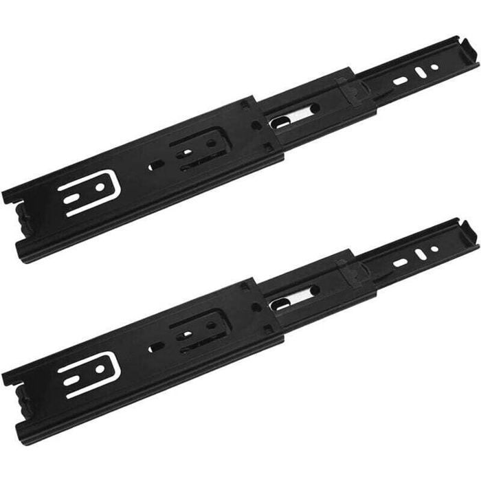 Glissières de tiroir télescopiques - ZOR® - 150 mm - 3 plis - Extension complète - Montage latéral Glissières de tiroir télescopiques - ZOR® - 150 mm - 3 plis - Extension complète - Montage latéral