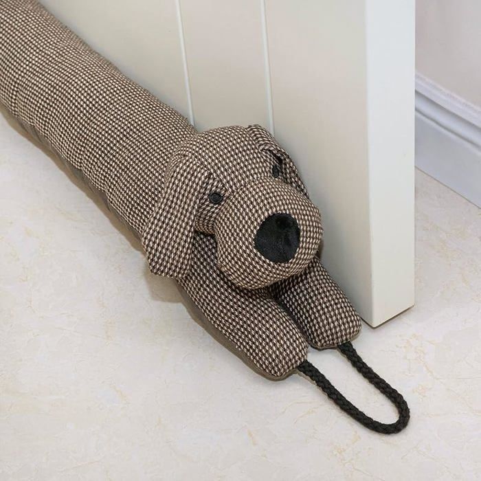 Bas de Porte décoratifs Coupe Vent 91cm pour Porte et fenêtre Coupe Courant d& 39 air Animal lesté Bloque Bruit 91 cm