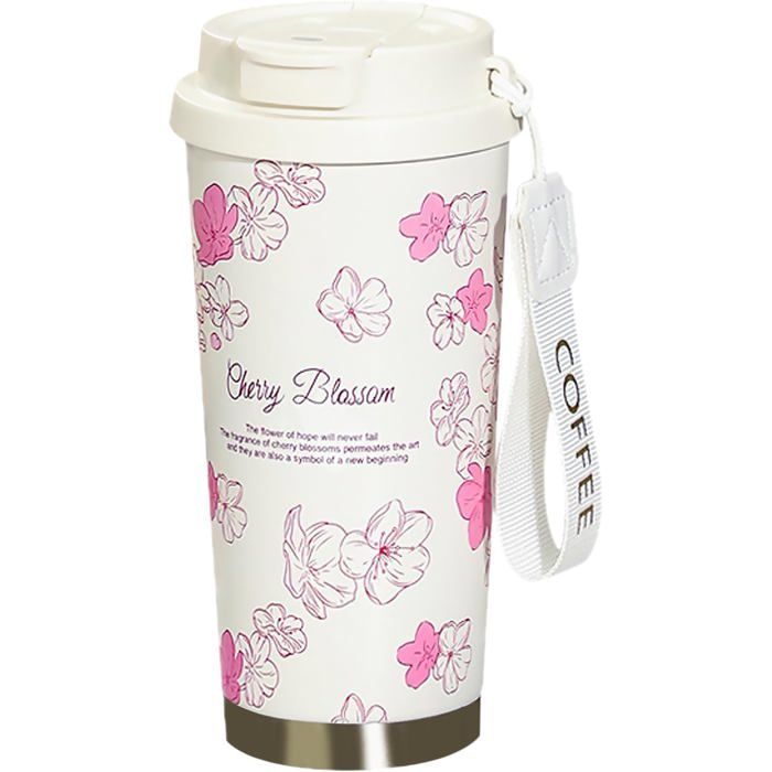 Tasse a Cafe Thermos IsothermeMug Isotherme 500mlThermos avec Couvercle Étanche Double paroi en acier Inoxydable Tasses à café