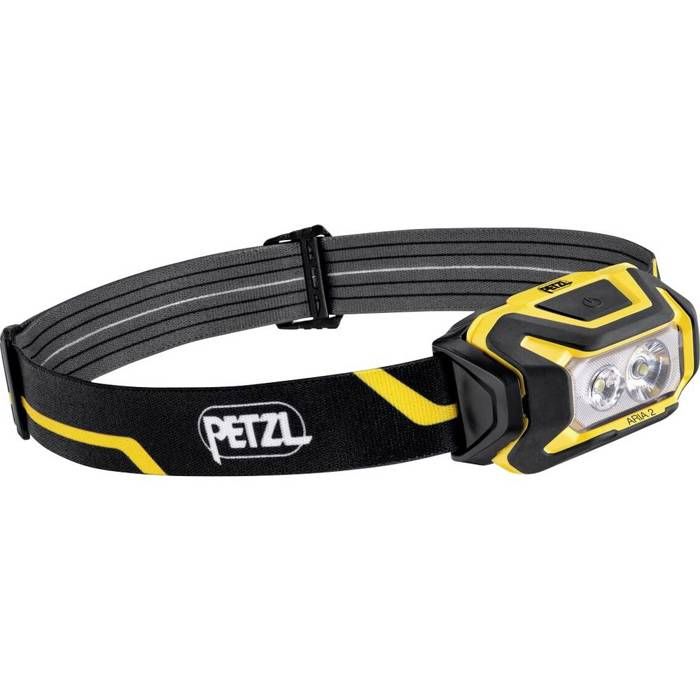 Lampe frontale LED Petzl ARIA® 2 à pile(s) batteries Li-ions ou fonctionnement à piles E070AB00