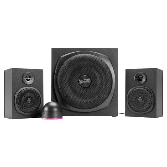 Système de haut-parleurs 2.1 - SPEEDLINK - Gravity LT - Subwoofer bois - 80W (40W RMS) - Bluetooth & jack 3 5mm