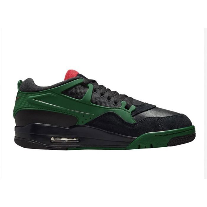 Baskets basses Nike Air Jordan 4 RM Cuir véritable et Textile