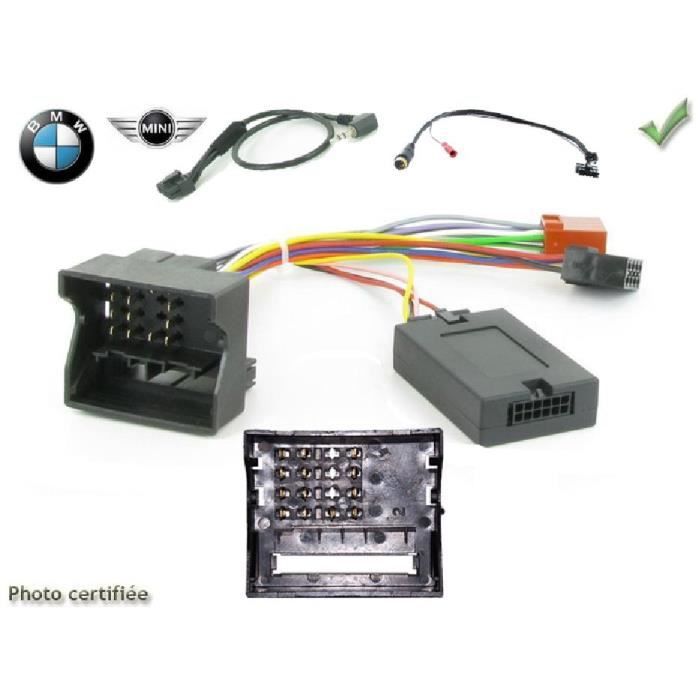 Interface commande au volant BMW// Mini 98-05 Fakra