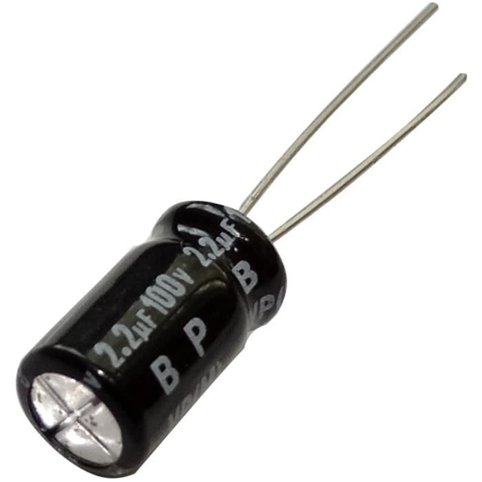AERZETIX - 10 Condensatori Elettrolitici 330µF 25V THT Radiale - 85°C 2000h 10x12.5mm - C12774