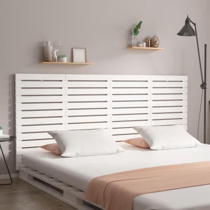 YID Tête de lit murale 82,5x3x80 cm Bois massif de pin - Y2848