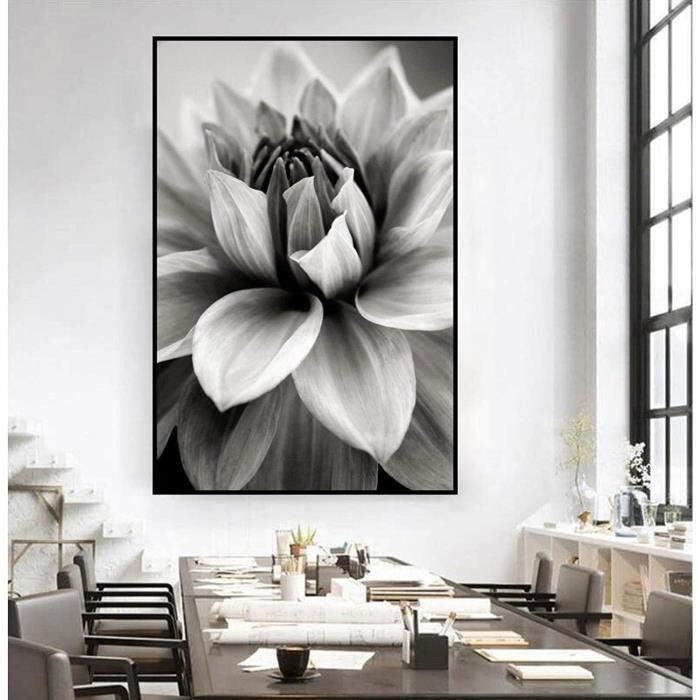 Impression Sur Toile – Fleurs Bleues Et Blanches – 16x20 Pouces – Twisted R Design (Neuf)