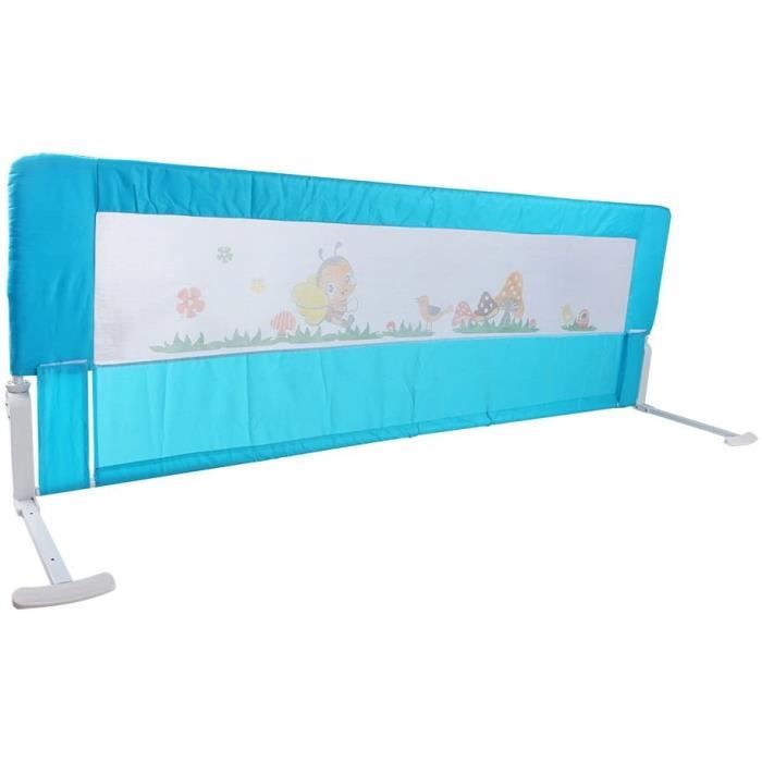 Barrière De Lit Safetots Bois Blanc 140 Cm - Sécurité Bébé Extra Large, Facile à Installer