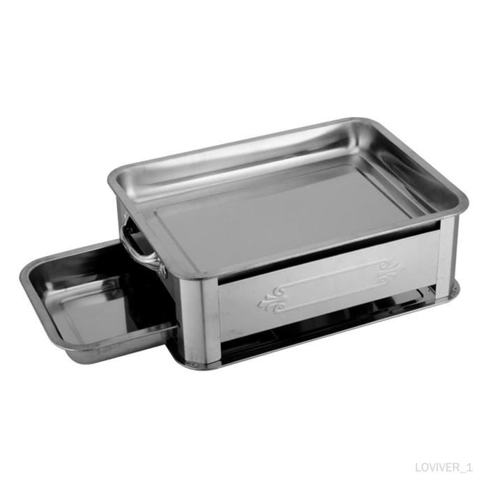 Barbecue Barbecue Grill de Table à Charbon Tiroir 36x27cm Cdiscount