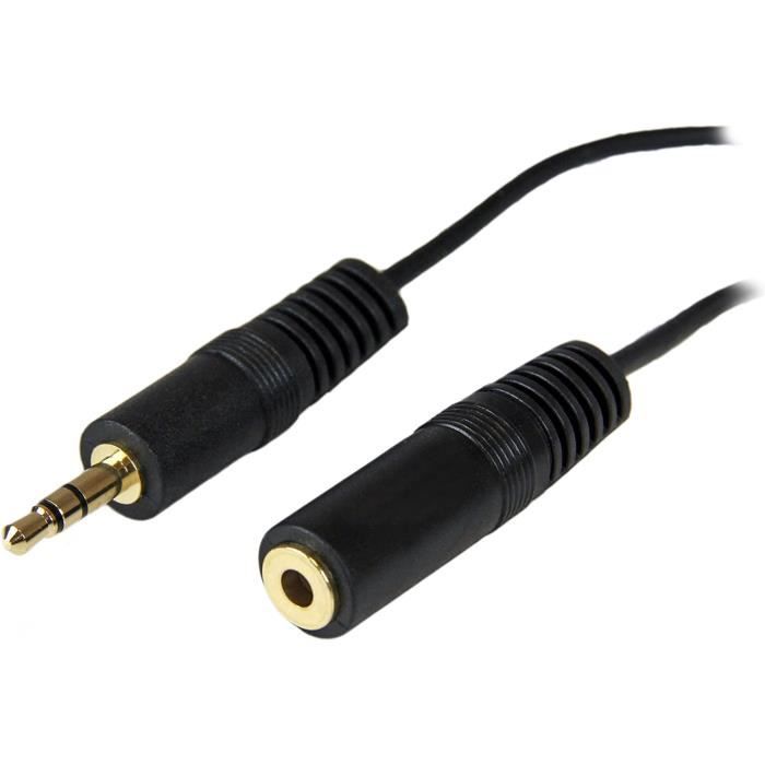 StarTech.com Rallonge jack - 3,6 m - Câble d'extension audio 3,5