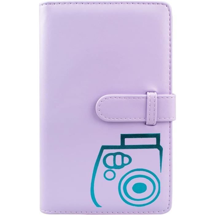 Mini Album Fotografico Con 64 Tasche Per Foto Instax - Adatto Per Fujifilm Mini 7s, 8, 25, 50, 90 - Colore Rosa