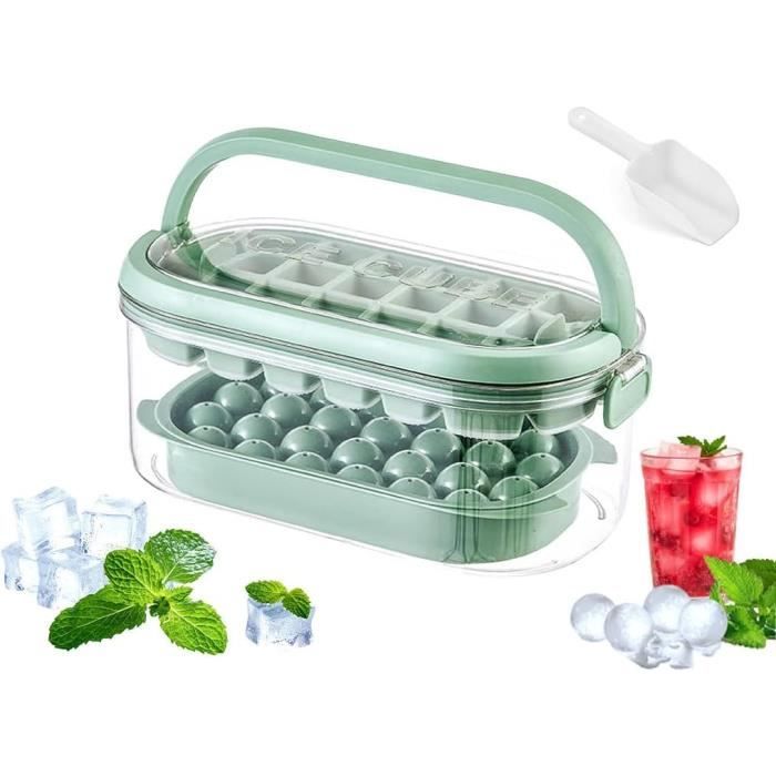 Seau à Glace Isotherme En Inox Avec Couvercle Bambou - 1,3L, Filtre Et Pince Inclus - Parfait Pour Fêtes Et Pique-niques
