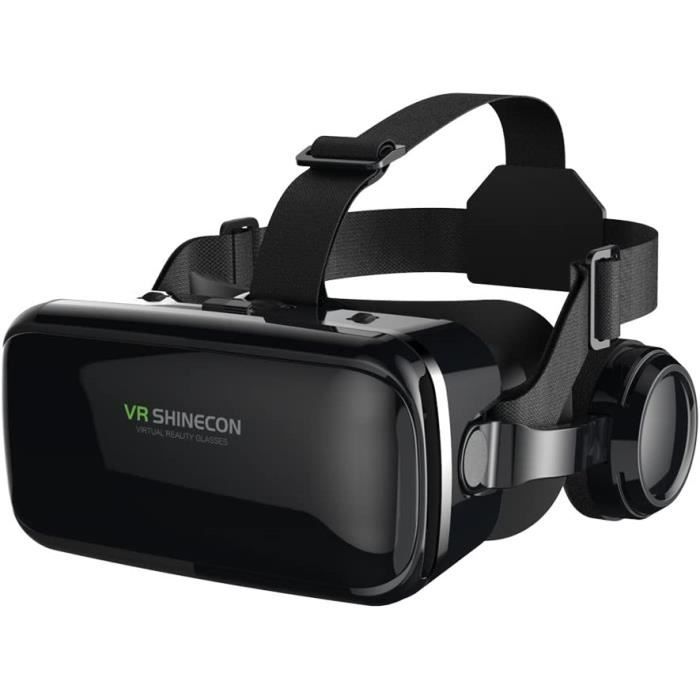 VR Casque de Réalité Virtuelle, Lunettes 3D Jeux Vidéo Lunettes pour 4.7\