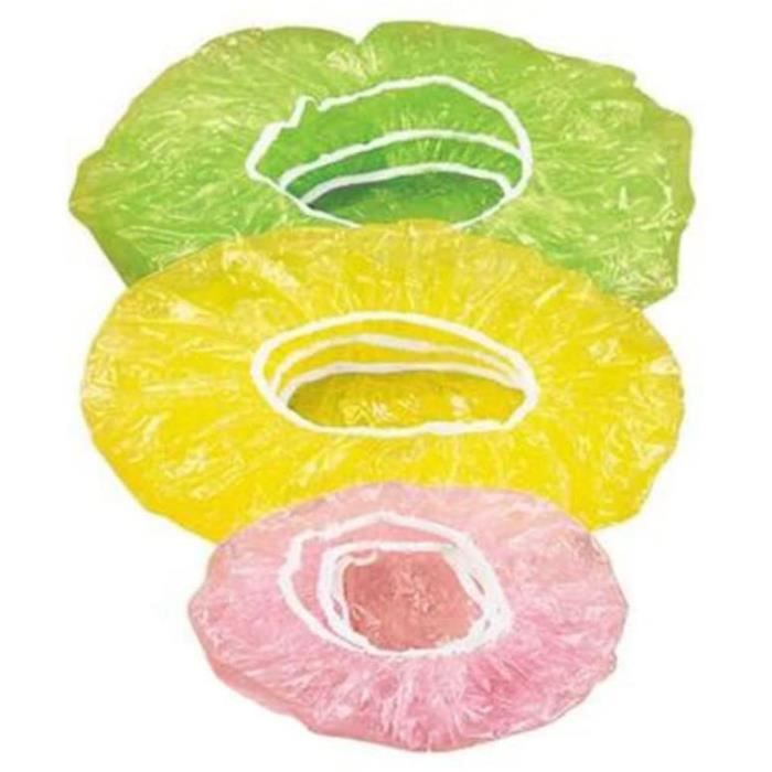 60 Couvercles Alimentaires Élastiques Réutilisables - Anti-Poussière Pour Bols Et Plats - Lot Multicolore
