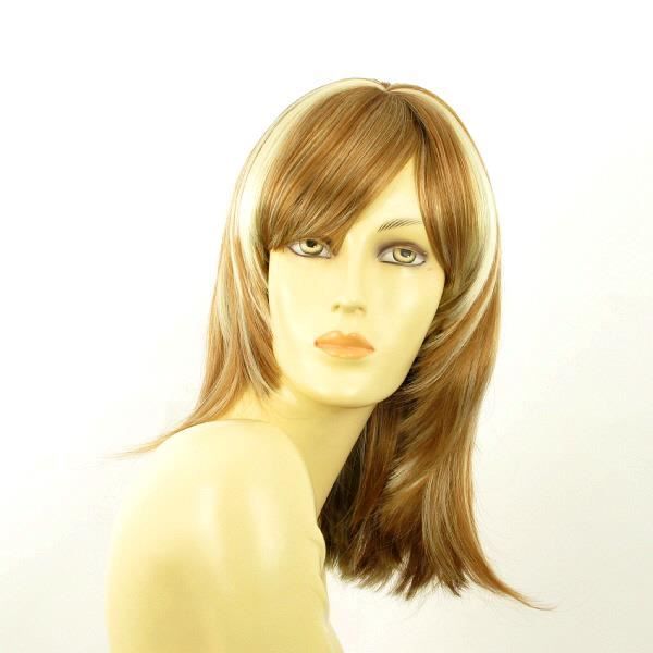 Perruque Femme Mi-longue Blonde Méchée - Modèle Tamara F27613 - Synthétique - Neuf Avec étiquettes