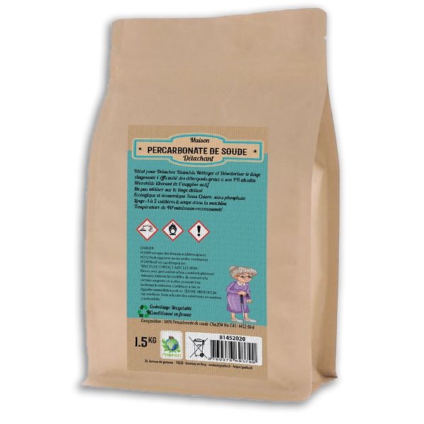 Percarbonate De Soude 1 Kg - Blanchissant, Détachant, Désodorisant - Neuf