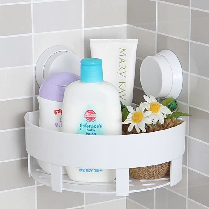 Mcsays Etagere De Rangement Ventouse Mural Adhesif Triangle Accessoires Salle De Bain Cuisine Egouttoir Blanc H2111 Achat Vente Porte Accessoire Mcsays Etagere De Rangement V Cdiscount