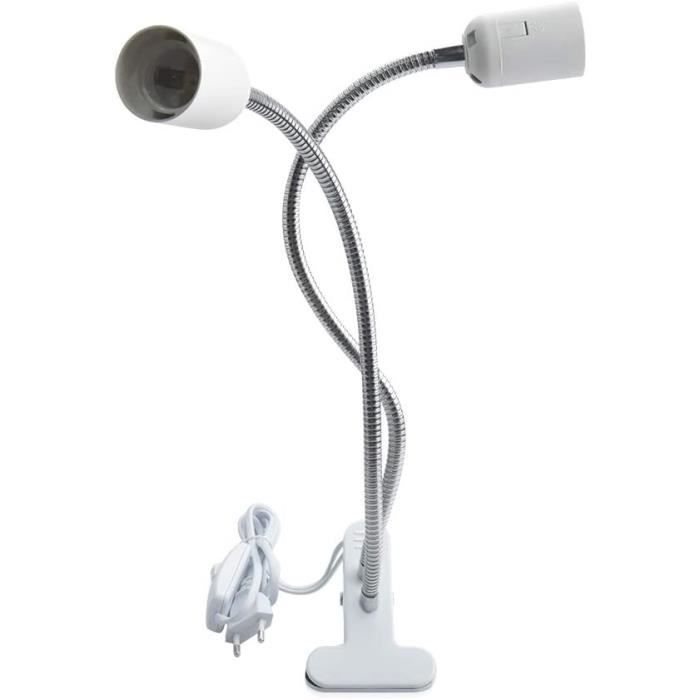 E27 col de cygne support de lampe support de lampe support de lampe de table