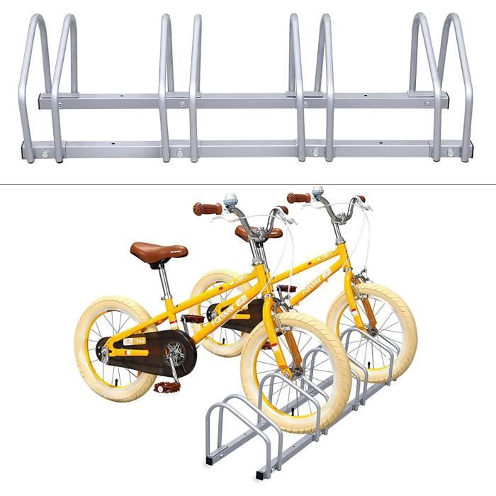 Ratelier rangevélo 4 vélos Range vélo Système Support pour Bicyclette Sol  ou Mural en Acier revêtu Support de Rangement vélo [61] - Cdiscount