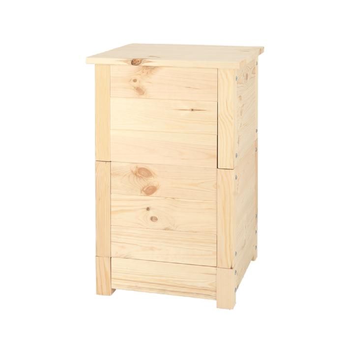 Lombricomposteur en bois naturel