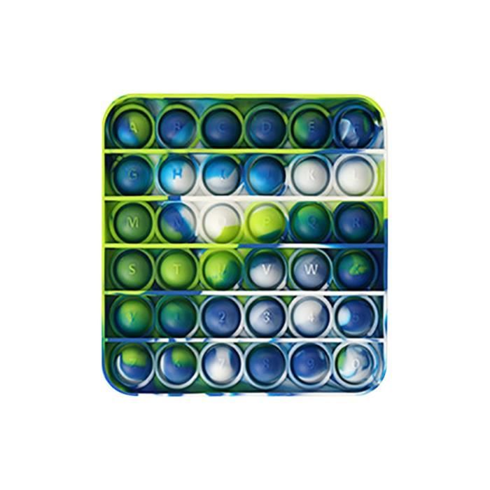 Popit Anti-Stress Enfant/Adulte - Jouet Sensoriel Silicone, Autisme TDAH, 2 Joueurs