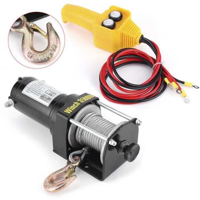 Aramox Guide-Câble Treuil Aluminium 124mm - Pour Treuils 2500-4000lbs - Écubier Réduction Friction