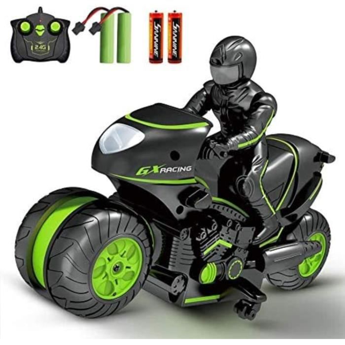 Moto télécommandée 1:8 2.4G - VGEBY - Cascadeur - Dérive - Retournement Moto télécommandée 1:8 2.4G - VGEBY - Cascadeur - Dérive - Retournement