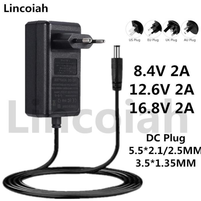 Adaptateur Secteur 29.4V 2A Goshyda - Chargeur Pour Batterie Lithium Portable