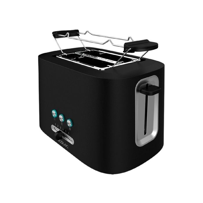 Cecotec Grille-pain Toast&Taste 9000 Double. 980 W, Plastique, 2 Fentes courtes extra-larges, 6 Niveaux de grillage