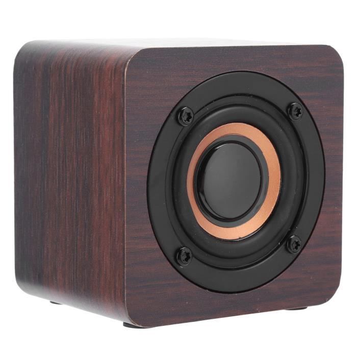 Mini Enceinte Bluetooth Rétro Avec Radio FM - Design Vintage, Batterie Rechargeable, Bluetooth 5.0, USB/TF/AUX, Mains Libres