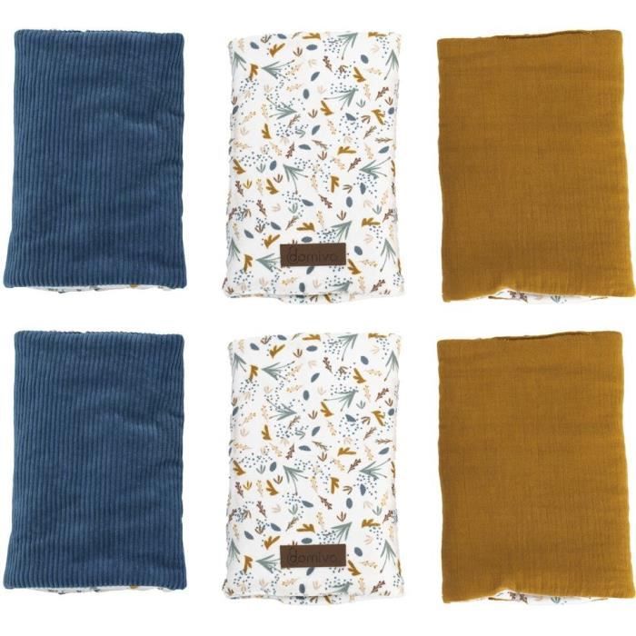Tour de lit - DOMIVA - AU FIL DE LEAU - Modulable - x6 - Ouvert 40 x 25 cm/fermé 175 x 25 cm