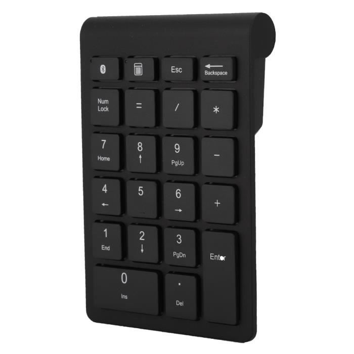Pavé Numérique Bluetooth 22 Touches – Clavier Externe Portable Sans Fil, Silencieux Et Ergonomique Pour PC, Mac, Tablette