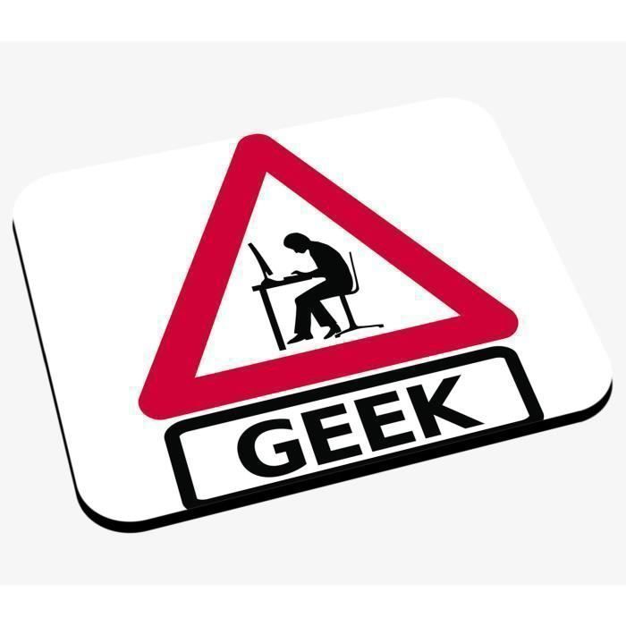 Tapis De Souris Panneau Attention Geek Cdiscount Informatique Tapis De Souris Panneau Attention Geek Cdiscount Informatique