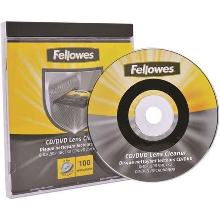 Fellowes Disque de nettoyage pour lecteur CD ou… - Cdiscount Informatique