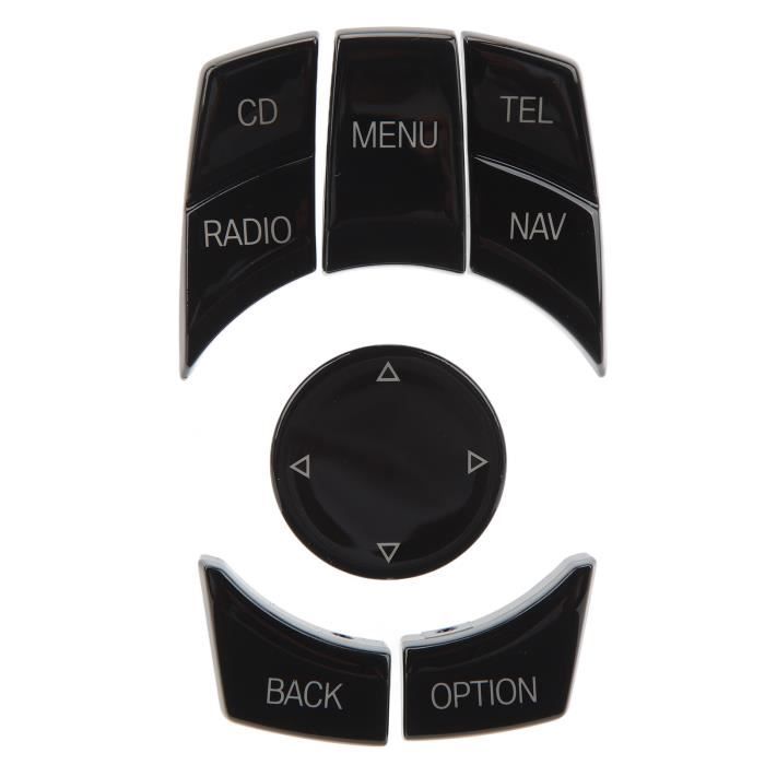 Télécommande Volant Voiture Sans Fil FTVOGUE - Boutons Volume GPS Radio - Kit Complet Noir