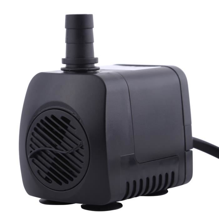 Meilleurs prix pour GOTOTOP Pompe submersible à eau 1Pc Plastique 220V 15W 800L/H Fontaine Air Fish Tank Aquarium Eau Pompe Submersible Noir