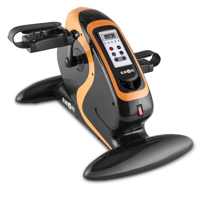Klarfit MiniBike Appareil dentraînement moteur 120 kg télécommande noir/orange