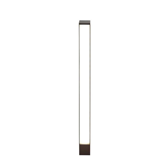 LED Eclairage Exterieur Lirka (Moderne) en Gris Aluminium (1 lampeà) Luminaire Lampe Jardin Borne Lumineuse