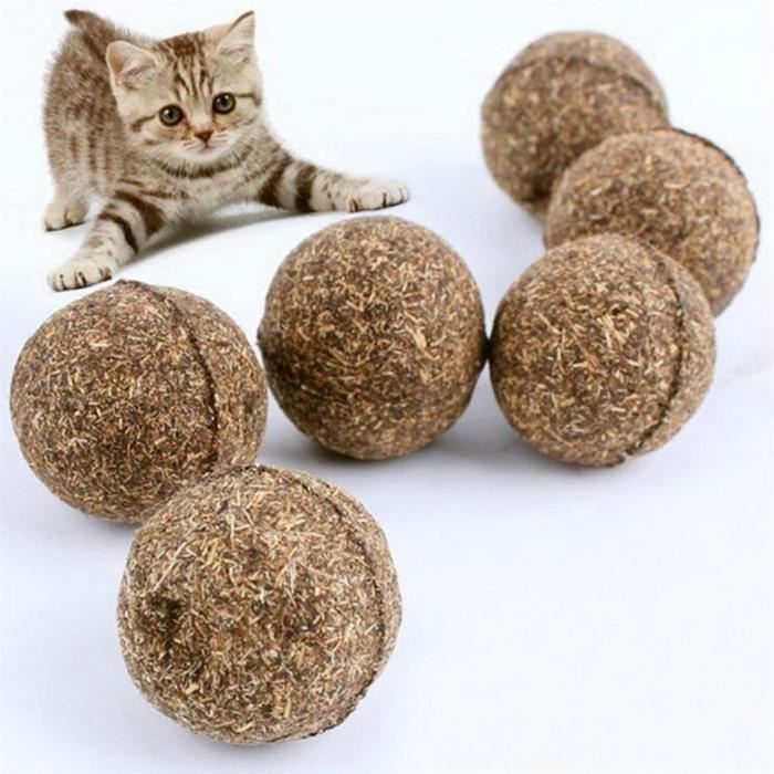 3 pcs boules d'herbe à chat QFT204 spéciale pour chats - Cdiscount