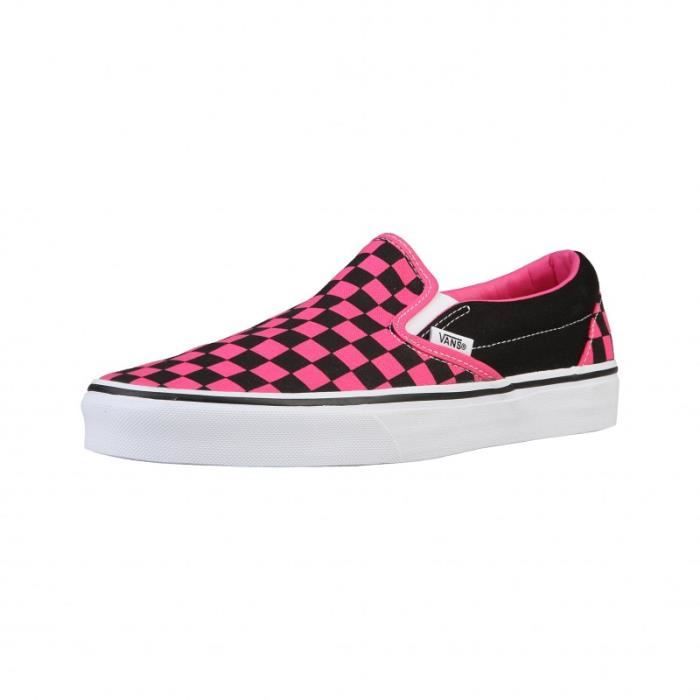 vans noir et rose