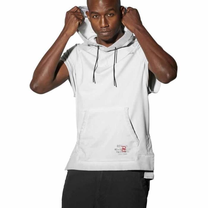 sweat reebok crossfit homme argent