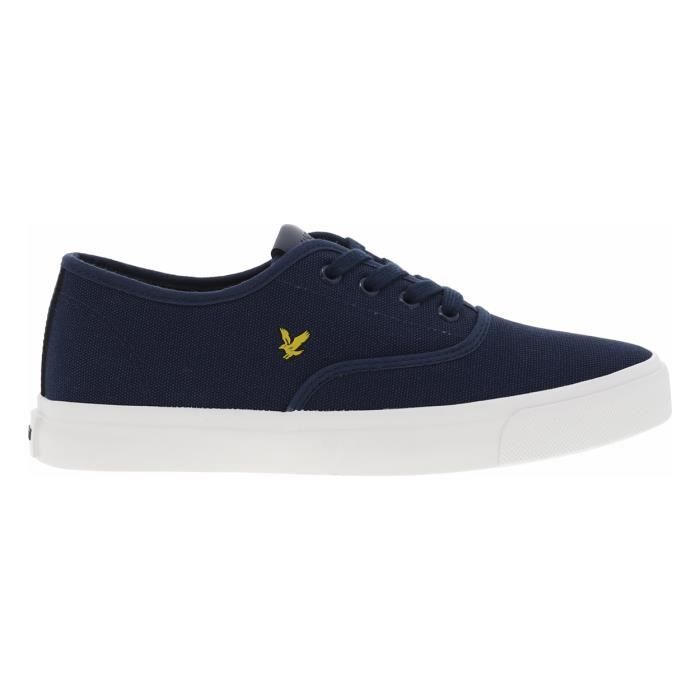 Baskets basses toile Lyle & Scott bleu - LYLE & SCOTT - Plat - Textile - Lacets - Adulte - Mixte Baskets basses toile Lyle & Scott bleu - LYLE & SCOTT - Plat - Textile - Lacets - Adulte - Mixte
