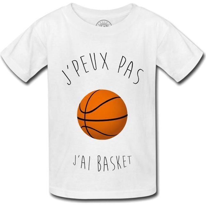 tee shirt j'peux pas j'ai basket