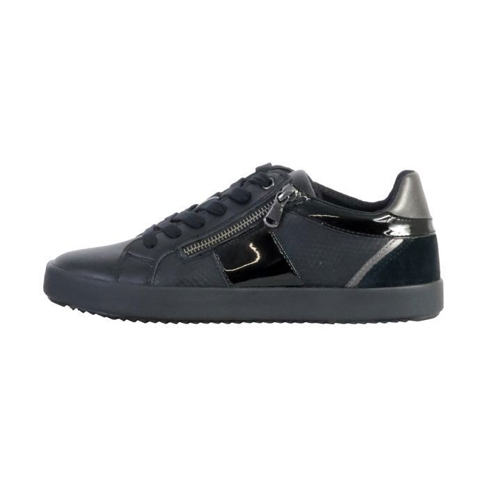 Geox Basket Basse Cuir Geox Blomiee Print GBK Suede - Noir