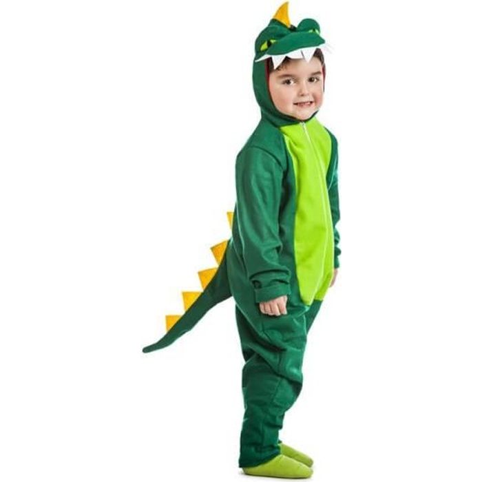 Déguisement Dinosaure Enfant,Combinaison de Dinosaure Avec Capuche pour Garçons et Filles Pyjama Animal Enfant pour Halloween Costume Unisexe pour Soirée Habillée D'halloween des Enfants,Cosplay